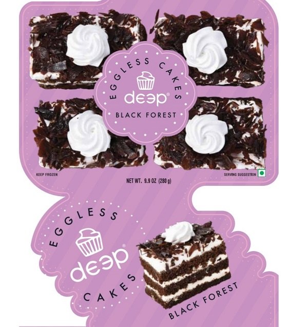 Deep Eggless Black Forest Cake 450gm Keemat Grocers